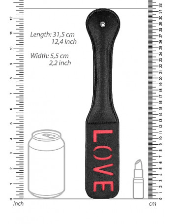 OUCH! PADDLE LOVE BLACK