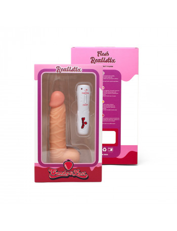 CANDY LUST VIBE REALISTIX 10V - MOD.2 - 17,5 CM