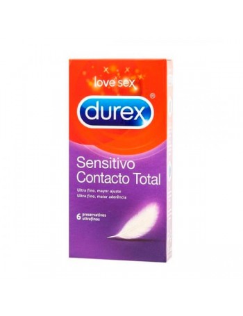 DUREX SENSITIVO CONTACTO TOTAL 6 UD