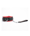 ARGUS FETISH RED COLLAR AND LEASH